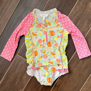 Matilda Jane Rashgaurd Swimsuit size 6.